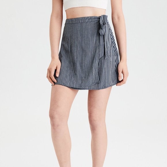 Flowy Wrap Mini Skirt from American Eagle. - Picture 1 of 5